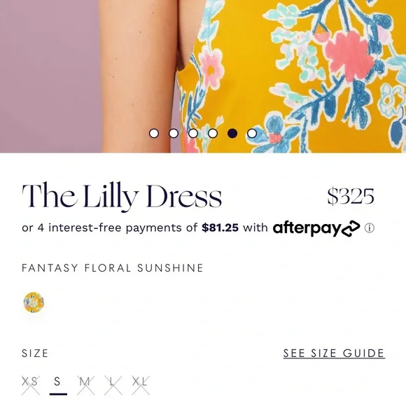 NWT Alivia The Lilly Fantasy Floral Sunshine slip midi tie shoulder summer dress - Picture 7 of 15